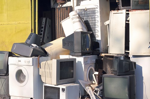 Proper disposal of garage clutter